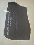 2nd Hand Day Sheet/ Black with White trim/ 135cm