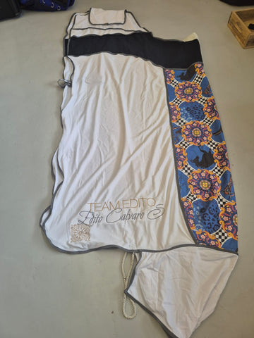 2nd Hand Day sheet/ White & Floral Edito/ 155cm