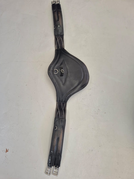 2nd Hand Horze Leather Kickpad Girth/ 135cm/ Black