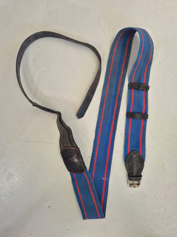 2nd Hand Surcingle/ Cob/ Blue & Red