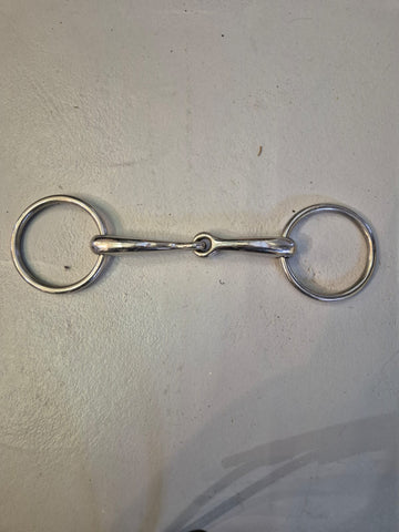 2nd Hand Loose Ring Snaffle/ Single Join/ 4.5"