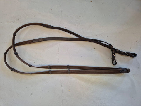 2nd Hand Keiffer Cleated Reins/ Brown/ Full