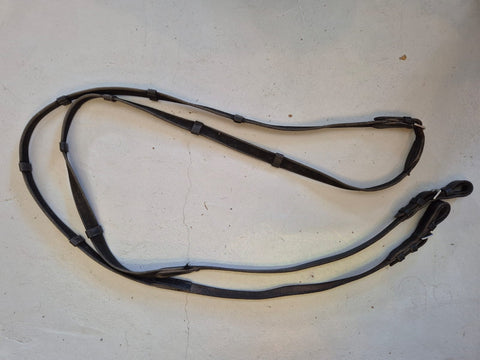 2nd Hand Webbed Reins/ Black/ Full