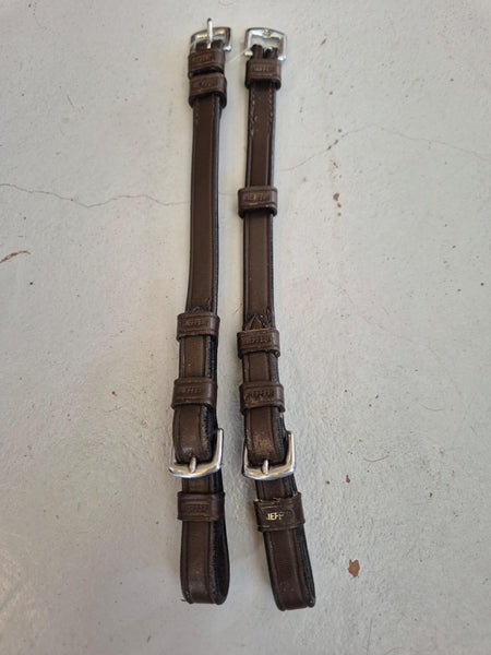 2nd Hand Kieffer Cheek Pieces/ Brown/ Pony