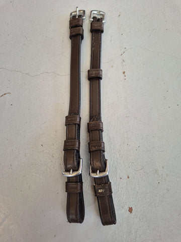 2nd Hand Kieffer Cheek Pieces/ Brown/ Pony