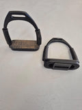 2nd Hand Flexi Stirrup Irons/ Black/ Kids