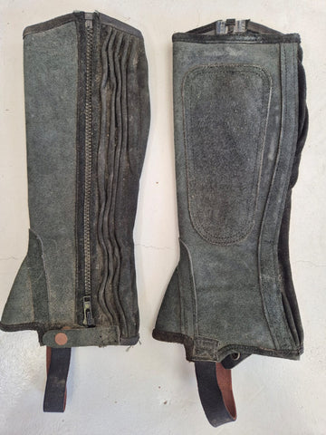 2nd Hand Shires Suede Chaps/ Black/ Med