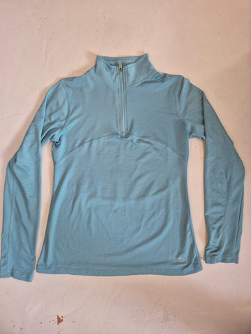 2nd Hand Long Sleeve Baselayer/ Turquoise/ Med