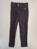 2nd Hand Pull on Equitheme Kids Jods/ Black/ 8yrs