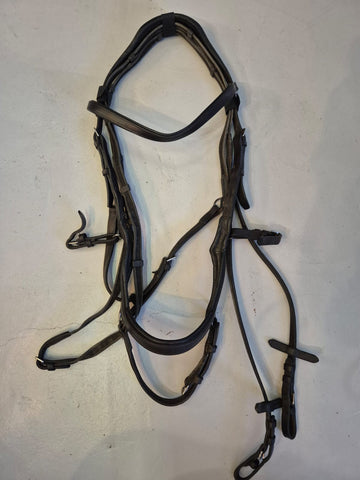 2nd Hand Relief Bridle with reins/ Black/ Full