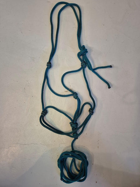 2nd Hand Rope Halter/ Green/ Full