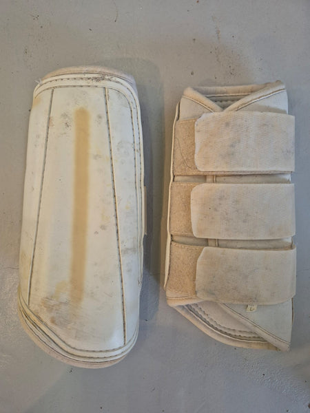 2nd Hand Shires Brushing Boots/ White/ Full