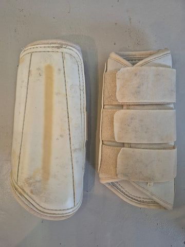 2nd Hand Shires Brushing Boots/ White/ Full