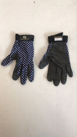 2nd Hand Heritage Gloves/ Navy spots/ 6
