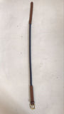 2nd Hand EA Plaited Belt/ Navy & Brown/ Small