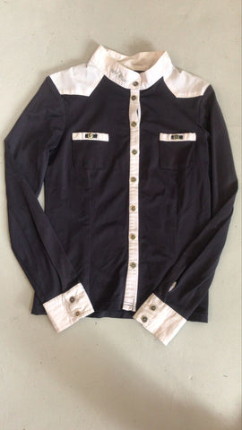 2nd Hand Fairplay Long Sleeve Show Shirt/ Navy/ Med
