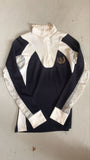 2nd Hand EA Long Sleeve Show Shirt/ Navy & White/ XSmall