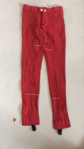 2nd Hand Colt Breeches/ Red/ Kids 28