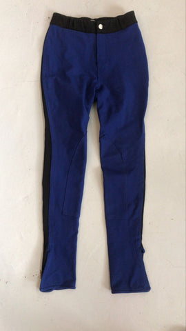 2nd Hand Cheval Breeches/ Blue & Black/ Small