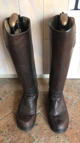 2nd Hand Mountain Horse Long Boots/ UK5/ Brown
