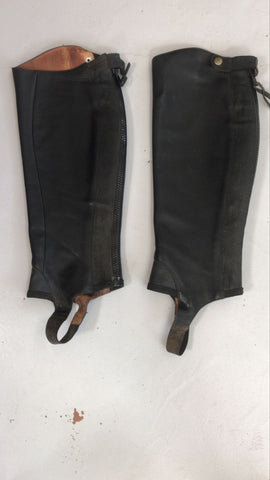 2nd Hand Ariat Leather Gaiters/ Large/ Reg