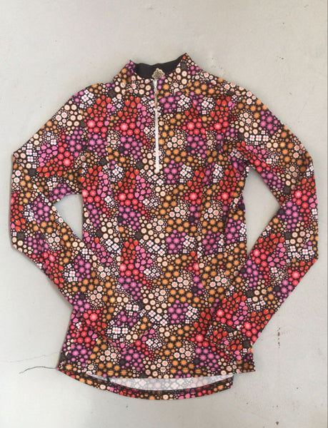 2nd Hand Espoir Baselayer/ Colourful Floral Print/ Small