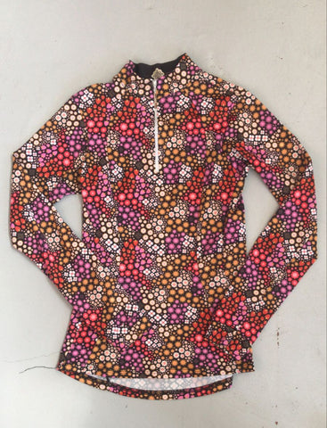 2nd Hand Espoir Baselayer/ Colourful Floral Print/ Small