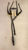 2nd Hand 5 Point Breastplate/ Black/ Pony