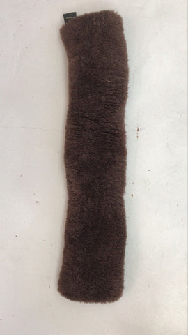2nd Hand Caldene Sheepskin Girth Cover/ Brown/ 28"
