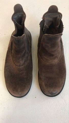 2nd Hand Fouganza Jod Boots/ Brown/ Kids 11