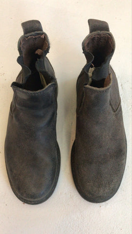 2nd Hand Fouganza Jod Boots/ Black/ Kids 11