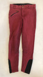2nd Hand QHP Breeches/ Maroon/ 26