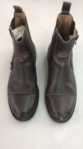 2nd Hand Short Riding Boots/ Brown/ Size 5