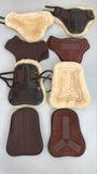 2nd Hand Tendon & Fetlock Boots with Buckles/ Brown/ Large