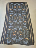 2nd Hand Espoir Scarf/ Navy Forest/ Large