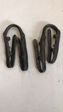 2nd Hand Rolled Rein Connectors/ Black