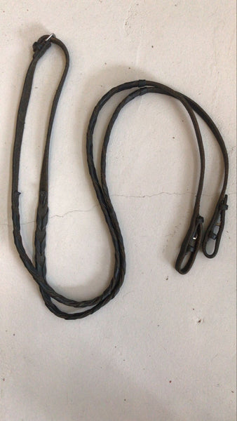 2nd Hand Plaited Pony Reins/ Black