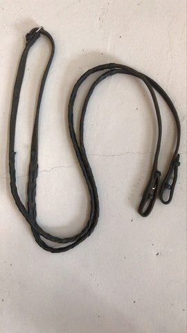 2nd Hand Plaited Pony Reins/ Black