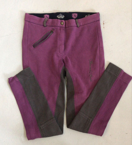2nd Hand Ariat Breeches/ Purple/ 32