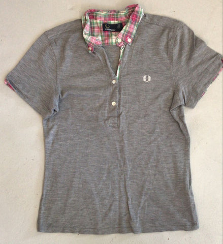 2nd Hand Fred Perry Polo Shirt/ Grey/ 32