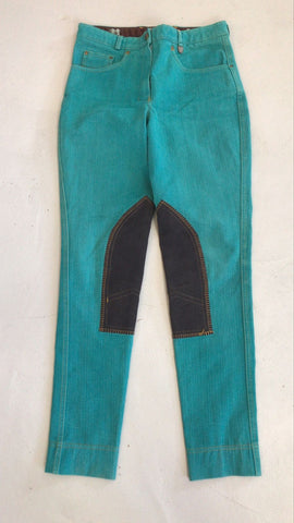 2nd Hand Sherwood Breeches/ Green & Brown/ 34