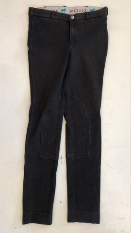 2nd Hand Shires Breeches/ Black/ 30