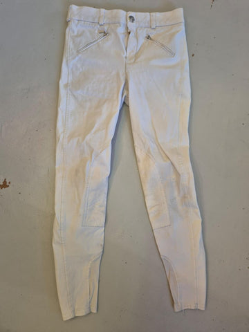 2nd Hand Shires Performance Breeches/ White/ 26