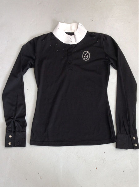 2nd Hand Imperial Riding Long Sleeve Show Shirt/ Black/ XS