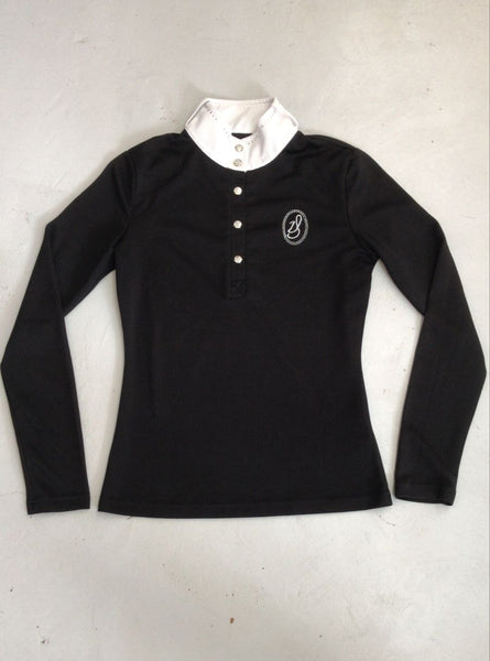 2nd Hand Imperial Riding Long Sleeve Show Shirt/ Black/ XS