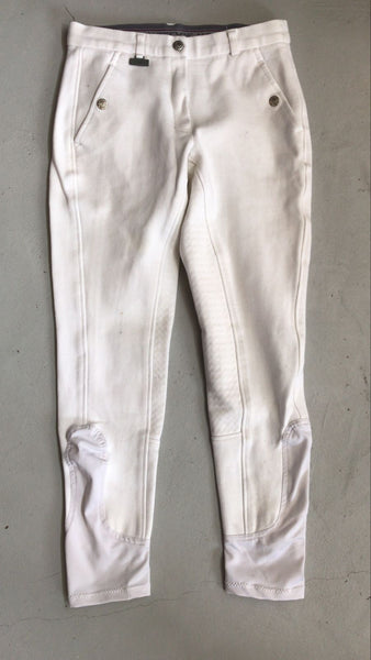 2nd Hand Harrys Horse Silicon Breeches/ White/ UK28