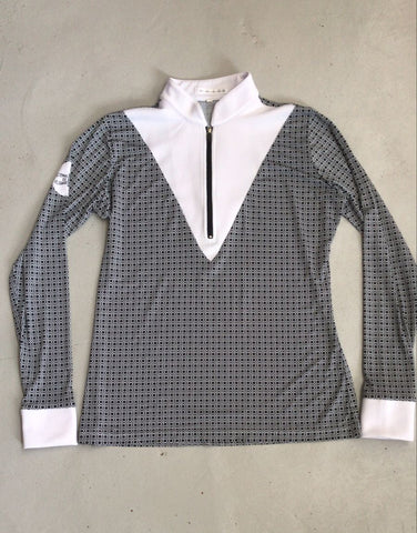 2nd Hand Mounting Bloc LS Show Shirt/ Black & White/ S