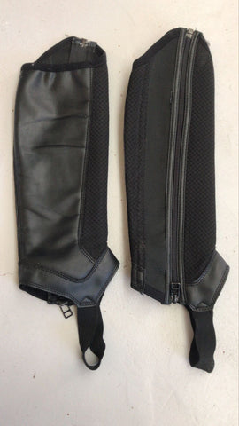 2nd Hand Kids Chaps/ Black/ 12yrs