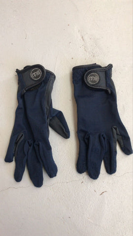 2nd Hand Bridleway Gloves/ Navy/ Med