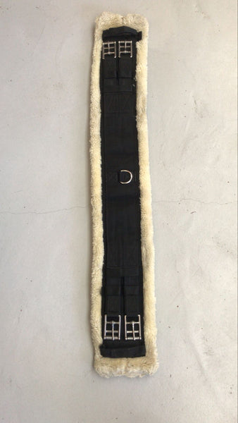 2nd Hand Faux Fur Dressage Girth/ Black/ 60"